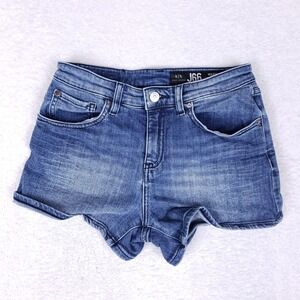 Armani Exchange J66 Mid Rise Denim Shorts 25 Blue